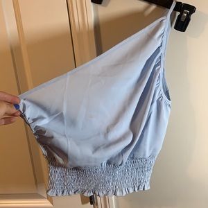 One shoulder tank from shein, super cute but too big for me!